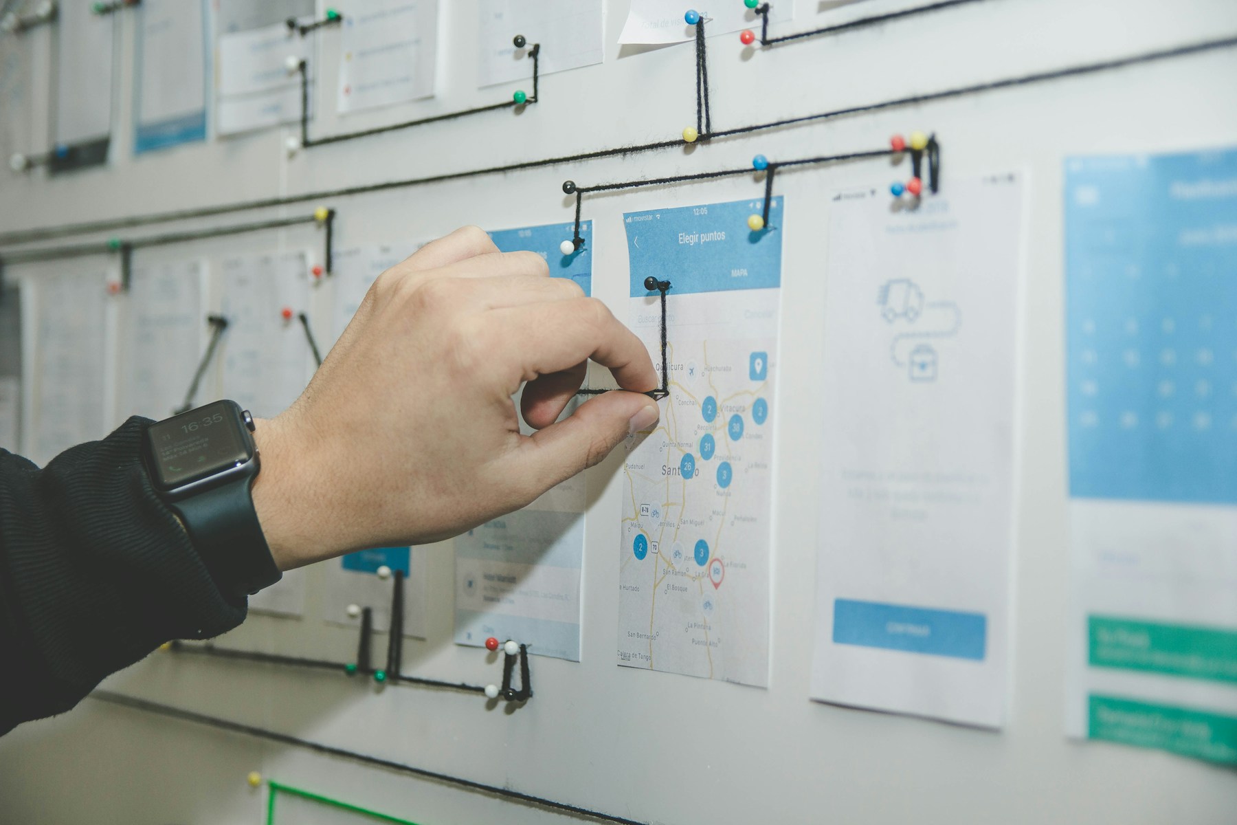 A customer-facing work session